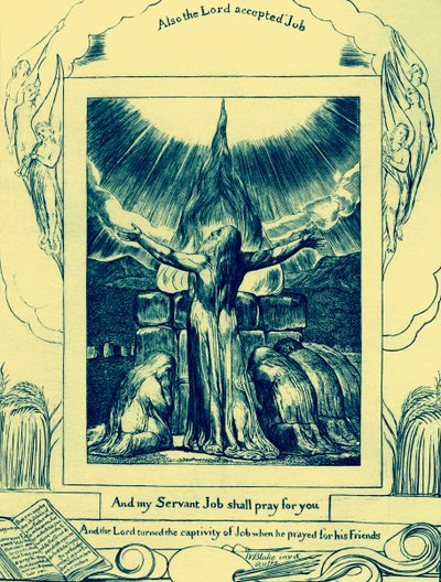 The Book of Job illustrationer af William Blake af William Blake