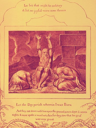The Book of Job illustrationer af William Blake af William Blake