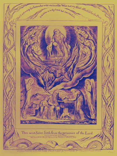 The Book of Job illustrationer af William Blake af William Blake