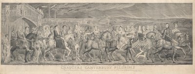 The Canterbury Pilgrims, 1810. af William Blake
