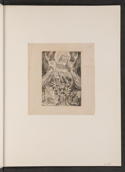 Satans fald, 1825. af William Blake