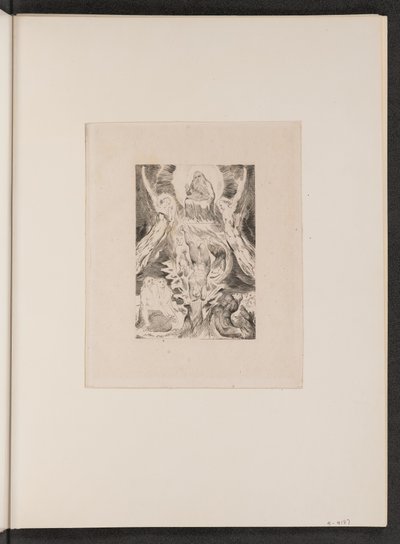 Satans fald, 1825. af William Blake