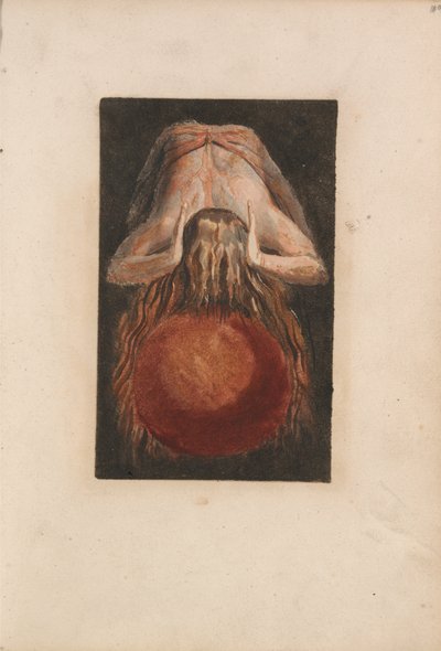 Den første bog af Urizen, plade 11 (Bentley 17) af William Blake