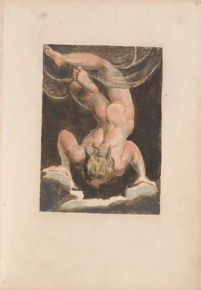 Den første bog af Urizen, plade 15 (Bentley 14) af William Blake