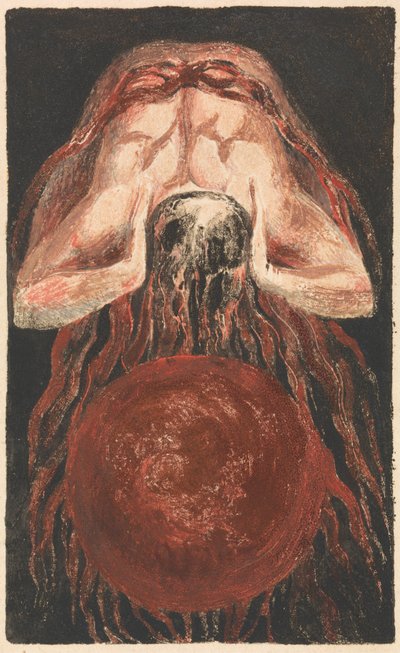The First Book of Urizen, Plade 16 (Bentley 17) af William Blake