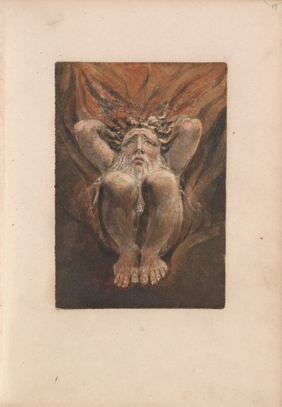 Den første bog af Urizen, plade 21 (Bentley 16) af William Blake