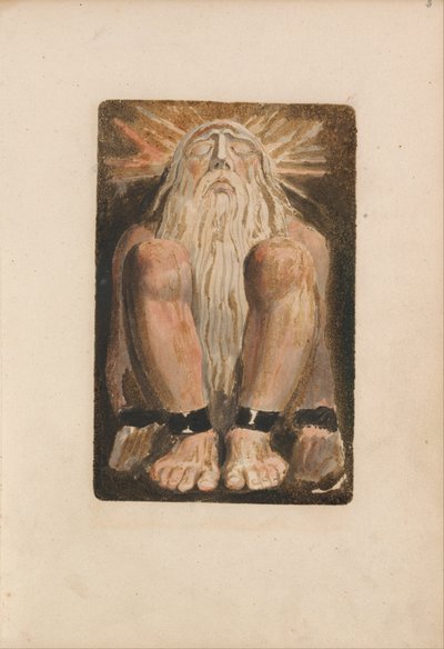 Den første bog af Urizen, plade 3 (Bentley 22) af William Blake