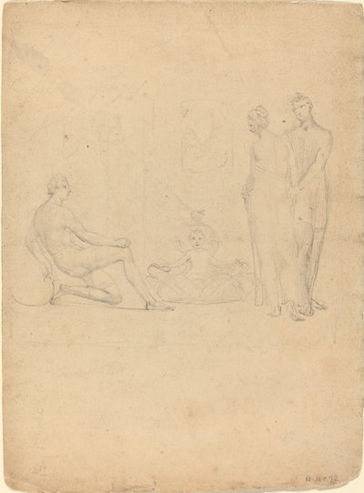 Spædbarnet Hercules, der dræber slangerne af William Blake