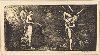Manden, der fejer tolkestuen af William Blake