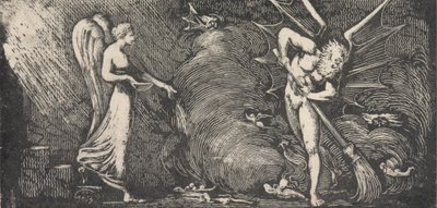 Manden, der fejer tolkestuen af William Blake