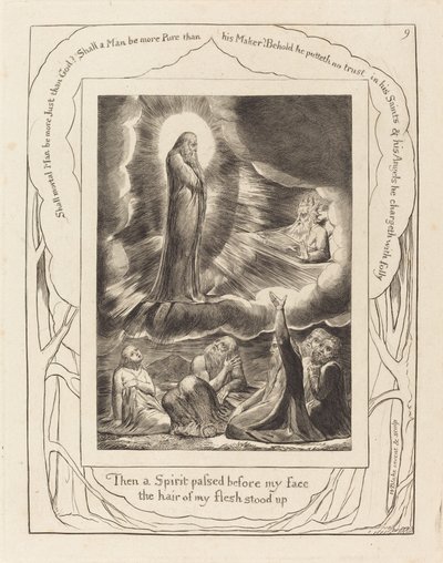 Synet om Elifaz af William Blake