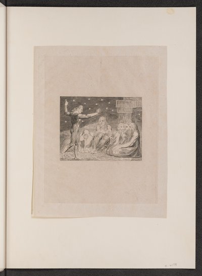 Elihus vrede af William Blake