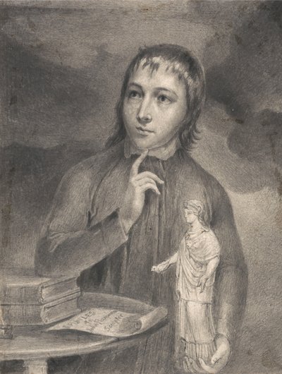 Thomas Alphonso Hayley, tegning i halv figur af William Blake