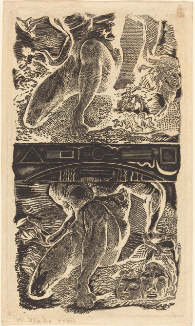 Ukendt emne (lad ham se op i himlen og grine i den lyse luft) af William Blake