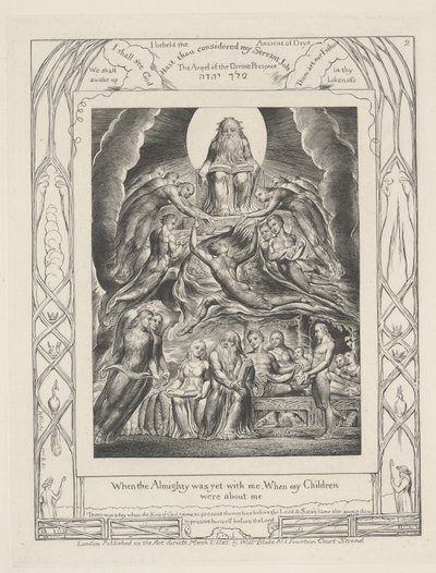 Da den Almægtige endnu var med mig, Da mine Børn var omkring mig af William Blake