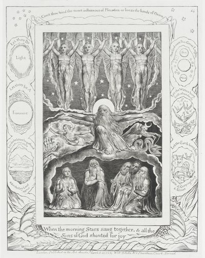 Da morgenstjernerne sang sammen af William Blake