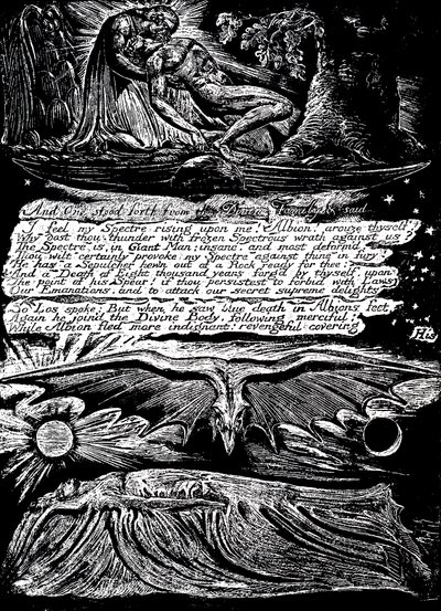 William Blake 1757-1827, engelsk mystiker, digter, maler og gravør, 1804-1820 af William Blake