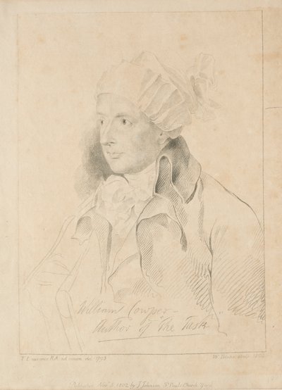 William Cowper, 1802. af William Blake
