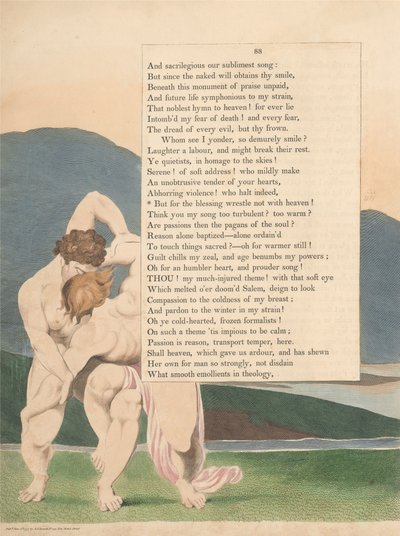 Youngs Night Tanker, side 88, men for velsignelsens brydning ikke med himlen af William Blake