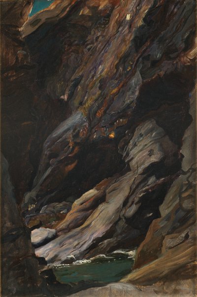 Klipper ved Tintagel af William Blake Richmond