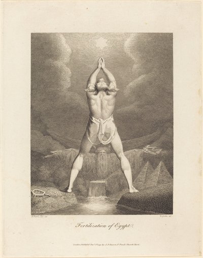 Ægyptens befrugtning af William Blake after Henry Fuseli