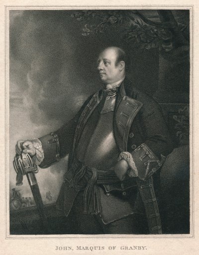 John, markis af Granby, c1758-1760, 1810. af William Bond