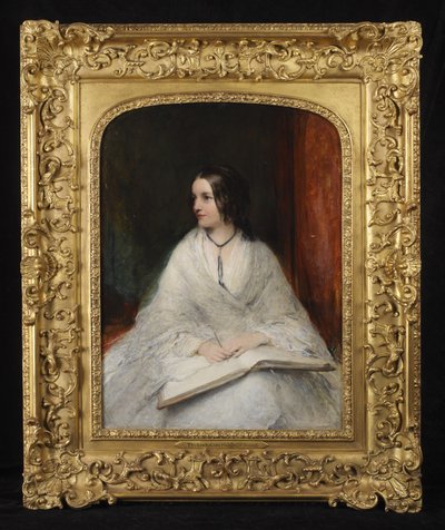 Portræt af Jane Fortescue Seymour, fru Coleridge, ca. 1862 af William Boxall
