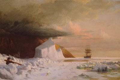 An Arctic Summer: Boring Through the Pack i Melville Bay, 1871. af William Bradford