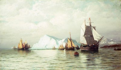 Artic Caravan (olie på lærred) af William Bradford