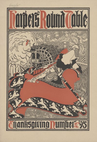 Harpers runde bord - Thanksgiving nummer, 1895 af William Bradley