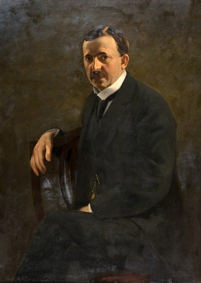 Dr. George Lawrence, ca. 1913 (olie på lærred) af William Bradley Lamond