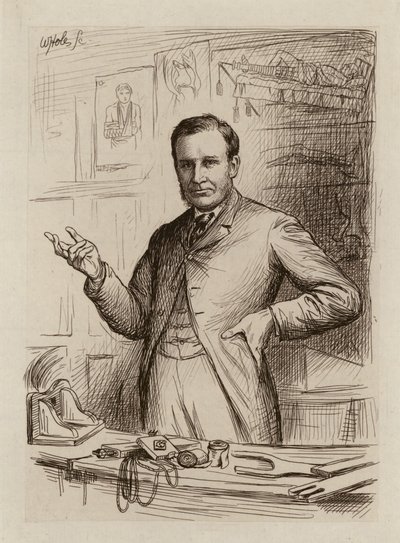 John Chiene, professor i kirurgi (gravering) af William Brassey (after) Hole