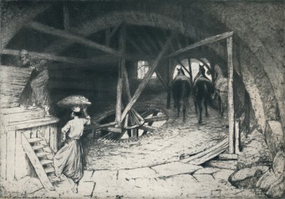 A Galilean Flour Mill, slutningen af det 19.-begyndelsen af det 20. århundrede, 1922. af William Brassey Hole
