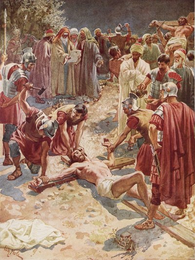 Jesus bliver korsfæstet af William Brassey Hole
