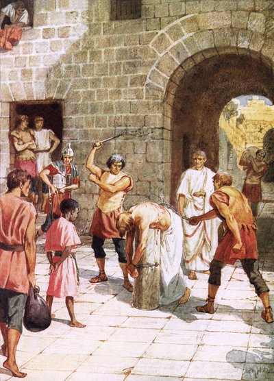 Jesus bliver pisket af William Brassey Hole