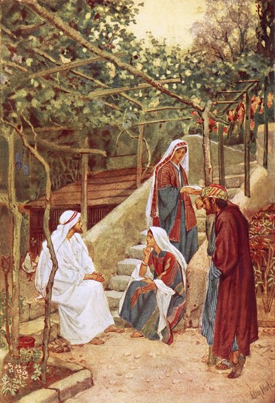 Jesus hvilede i Betania hos sine venner af William Brassey Hole