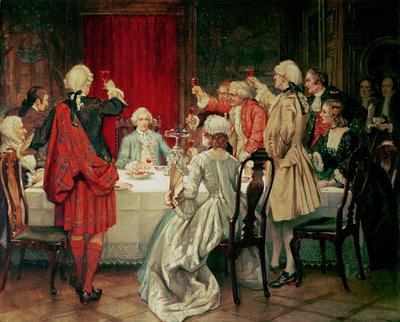 Prins Charles Edward Stuart i Edinburgh, 1745 af William Brassey Hole
