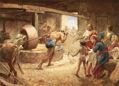 Samson maler i fængslet i Gaza af William Brassey Hole