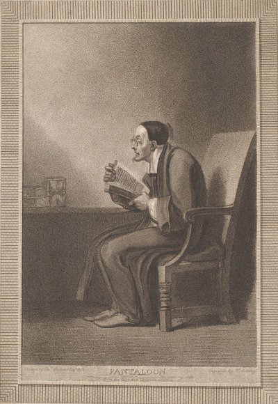 Pantaloon: The Sixth Age Shifts into the Lean and Slippered Pantaloon Shakespeare, As Y..., 1799. af William Bromley