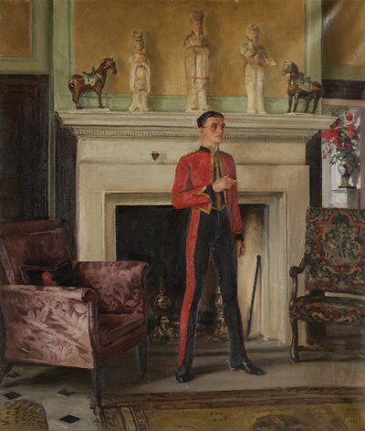 Hall at Warbrook, 1933 af William Bruce Ellis Ranken