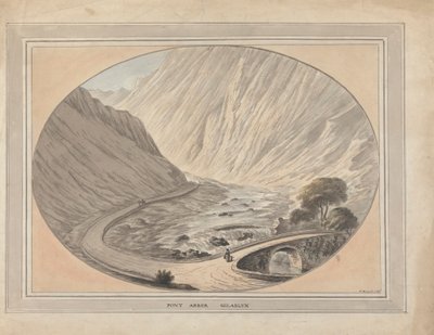 Pont Aber Glaslyn af William Burgess