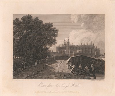 Eton, fra Slough Road af William Byrne