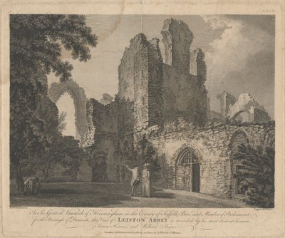 Udsigt over Leiston Abbey af William Byrne