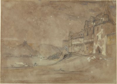 Marksburg Slot, Rhens af William Callow