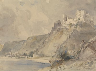 Rheinfels og St. Goar af William Callow