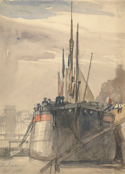 Luxor, Paris, december 1833 af William Callow