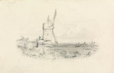 Vindmølle af William Callow