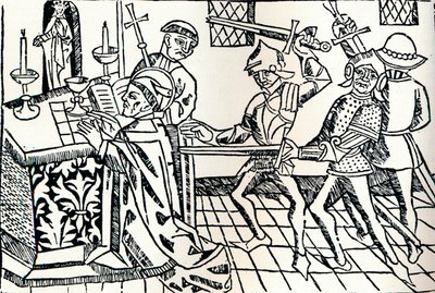 Martyrium af St. Thomas af Canterbury, c1484 af William Caxton