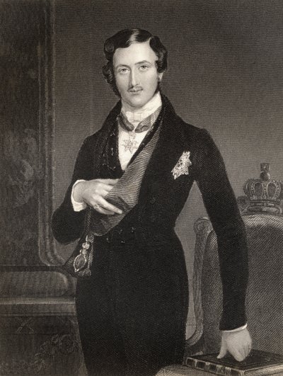Albert Prince Consort of Great Britain, graveret af W. Holl, fra 