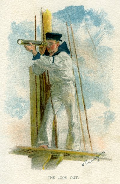 The Look Out, c1890-c1893. af William Christian Symons